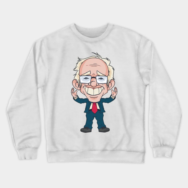 Bernie Sanders Crewneck Sweatshirt by madeinchorley